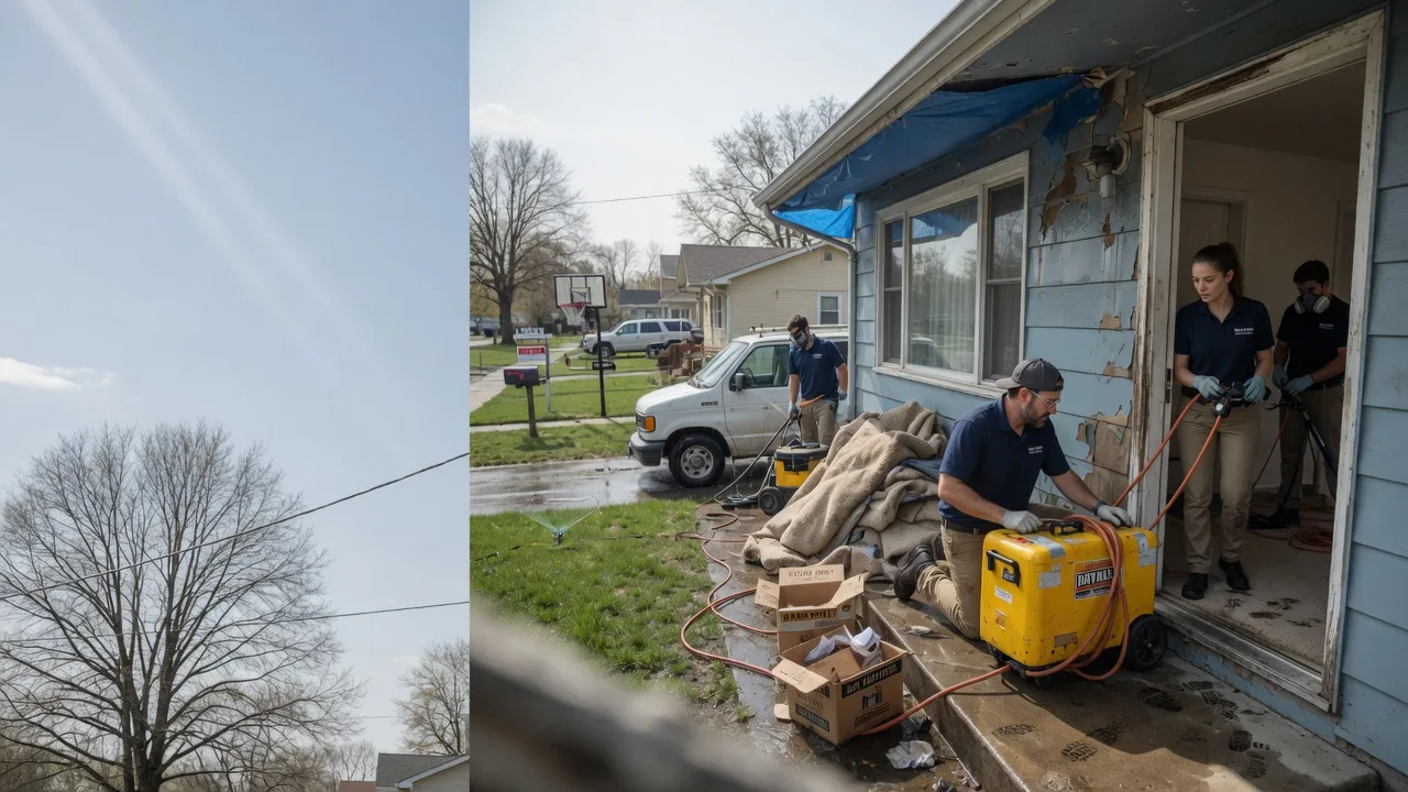 Basement Flood Cleanup in Texhoma, TX near me